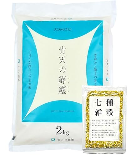 新米　青森県産　青天の霹靂白米　 Amazon.co.jp: ＜令和7年度産＞新米白米青天の霹靂2k : 食品・飲料