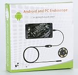 (ピッケル) Pickel　Android携帯電話 USB内視鏡 7mmレンズ 200万画素 LED6灯搭載 USB内視鏡ケーブル 防水レンズ (２m)