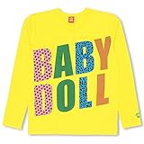 ベビードール 柄ロゴロンT 大人 男女兼用 L イエロー