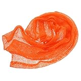 Lovoski 赤ちゃん　モヘア　かぎ針　編み　ニットラップ　ラップ　毛布　ハンカチ　ラグ　記念写真　道具　伸縮性　全6色 - オレンジ