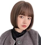 [ブライトララ] 素肌ウィッグ 接触冷感 ウィッグ ショート ボブ レディース フルウィッグ かつら hf1957-UB-S