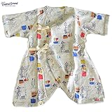 オーシャンアンドグラウンド｜ベビーコンビ肌着｜Sunny Circus｜ネイビー