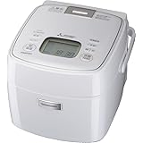 三菱電機 炊飯器 3.5合 IH式 日本製 一人暮らし 備長炭炭炊釜 芳潤炊き ピュアホワイト NJ-SEA06-W