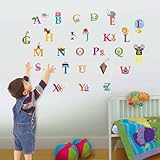 Walplus Kids Cute Alphabet London Home Nursery Children Girls Room Wall Stickers Paper