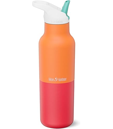 Klean Kanteen Classic Loop Cap Geïsoleerde Fles 592 ml - Zwart