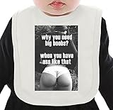 Nice Ass ネクタイを有する有機ビブ Medium