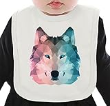 Poly Wolf ネクタイを有する有機ビブ Medium
