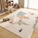 [NHYGDY] 子供ゲームパッド 遊びマット 道路交通 80x120cm カーペット プレイマット 線路 子供部屋 ベット用 吸水 防音 防臭 防カビ 床暖房対応 ベビー 滑り止め付き 寝室 カラー8 ゲーム 北欧風 長方形 シンプル 耐摩耗性 リビング 寝室