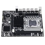 LGA 1366 CPUスロット用X58マザーボード、2×DDR3 DIMM、DDR3 1866 MHzをサポート、1 PCIE X16、USB2.0ピン、4 SATA2.0、1 PCIE X1、デスクトップ用コンピューターメインボード