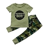 (プタス)Putars ベビー服 子供服 上下セット Tシャツ 女の子 男の子 兄弟ペア 迷彩柄 DADDYS BOY GIRL 可愛い 秋 冬 スポーツ 運動会 旅行 記念日 プレゼント 6-18ヶ