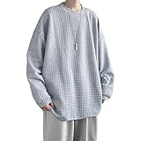 [Yeecan] トレーナー メンズ Tシャツ 長袖 スウェット トップス 無地 かっこいい ゆったり 大きい 丸首 パーカー メンズ シン