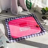 cusphorn Kids床枕座席クッション、太いベビークロールマット、ベッドルーム装飾、ソフトPlush Play Mat 57"x78"(150cmx200cm) レッド CPH024King