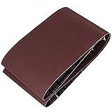 uxcell サンディングベルト サンドペーパー ダークブラウン 砥粒 120グリット 1520x200mm