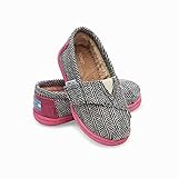 【TOMS】トムス CLASSIC PINK WOOL HERRINGBON キッズ/ベビースリッポン (T6(13cm)) [並行輸入品]