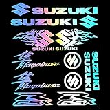 (WSY)SZKステッカー 車/バイク用 クリアフィルム 転写 防水カッティング ステッカー (レーザー)