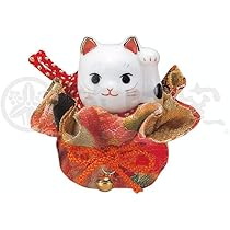 Amazon.co.jp: 薬師窯(yakushigama) 錦彩七福神福助招き猫(10号