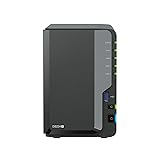 Synology DS224+ 2ベイ ディスクステーション NAS (Intel Celeron J4125 4-Core 2.0 GHz 2GB DDR4 RAM 2xRJ-45 1GbE LAN-Port) 6TB バンドル 3TB WD Red Plus 2個付き