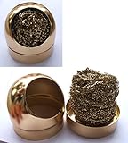 CHENGYIDA 2 Set Solder Tip Cleaning Wire and Holder はんだごてチップクリーニングワイヤースポンジ　クリーニングスポンジ　洗浄スポンジ　ワイヤスポンジ