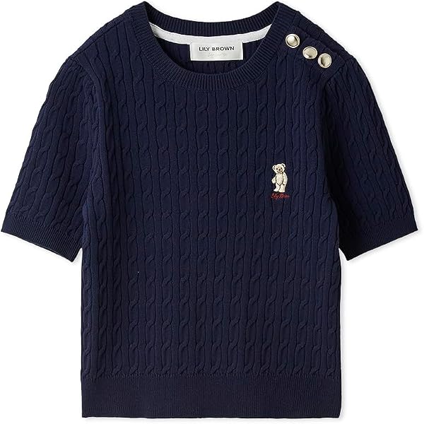 Amazon | [リリーブラウン] MARY QUANT シアーポロニットトップス