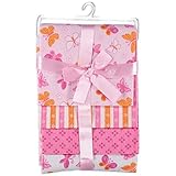 Cudlie Receiving Blankets - 4 Pack (Pink) by Cudlie [並行輸入品]