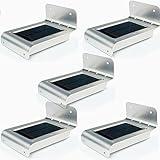 Uniquefire 5 X 第二世代の平面充電式ソーラーライト16LED SMD防水ボディセンサーライトソーラー屋外照明ポーチ灯夜ライトランプハウス