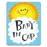 太陽 おひさま【BABY IN CAR】車マグネットステッカー ベビーインカー