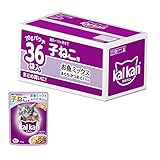 【Amazon.co.jp限定】カルカン パウチ 12ヵ月までの子ねこ用 お魚ミックス まぐろ・かつお・たい入り 70g×36袋(まとめ買い