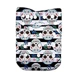 Lilbit Halloween Skull One Size Waterproof Adjustable Baby Cloth Diaper by LilBit