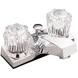 Waxman 0445000A Classic Dual-Handle Lavatory Faucet, Chrome by Waxman