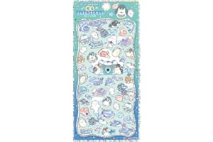 カミオジャパン ステッカー 光るプチドロップステッカー ふわふわうみのなかま 230251