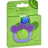 Green Sprouts Sili Paw Teether - 2 Pack Assorted [並行輸入品]