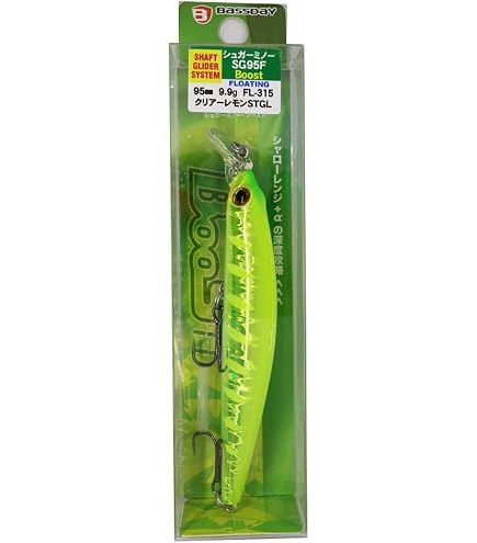 Amazon.co.jp: Bassday(バスデイ) ルアー シュガーミノーSG 90F FL315