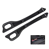 カムリ 70系 車用 シート隙間埋め シート 座席隙間クッション カムリ 70系 AXVH70/AXVH75型 10代目 車用シート コンソール 隙間 クッション 小物入れ付き 車用隙間クッション シートコンソール 隙間埋め 落下防止 運転席+助手席 2本セット(ブラック)