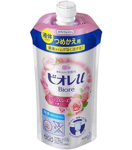 Amazon | 花王 ビオレu さっぱりさらさら 詰替 340ml | Bioré | ボディ