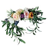 Kesoto シルクの花　人工シルク　装飾　ロマンチック　シミュレーション　絹の花　壁　ドア　椅子　葉　装飾　鮮やか　自然　