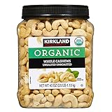 KIRKLAND (カークランド) シグネチャー 有機 無塩カシューナッツ 1.13kg