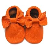SayoyoベビーオレンジBowタッセルソフトソールレザー乳児幼児Prewalker靴 6-12 Months/5-5.5 M US Toddler オレンジ 60032