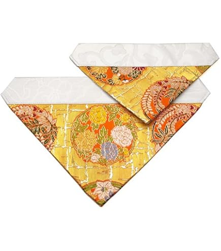 Amazon｜京都 西陣織 縦糸正絹製 冬用三角打敷【打敷 正絹経 上金通 上