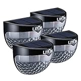 Litom LEDソーラーライト 夜間自動点灯 屋外照明/壁掛け/軒先/庭先/玄関入口などに照明用