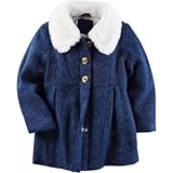 Carter's(カーターズ) フェイクファーラインドピーコート ネイビー アウターベスト 24ヶ月【並行輸入】