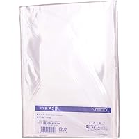 伊藤忠リーテイルリンク OPP袋 透明【A3用】フタなし シールなし【100枚入】幅310×高さ430×厚さ0.03mm