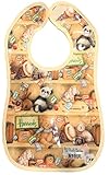 [Harrods] ハロッズ スタイ / よだれかけ PVC加工 食事用エプロン キッズ 幼児用 Baby BIB [正規品] (幼児用, 棚のテディベア)