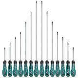 volflashy ネジ回し ドライバー セット 75-300mm 多機能 多目的 セキュリティ 絶縁 ハンドル ドライバー 電気 電動 工具 修理 ツール 14pcs