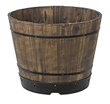 タカショー ウッドバレルプランター 460 約W46×D46×H34cm