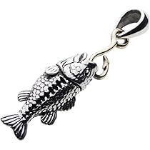 飛び跳ねる魚 ブラックバス 立体彫刻 925 シルバー ヴィンテージ ラップリング 指輪 マゼンダガラス ユニークジュエリー Y18-Q 飛び跳ねる魚 ブラックバス 立体彫刻 925 シルバー ヴィンテージ
