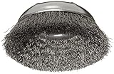 Weiler 804-13245 13245 Crimped Wire Cup Brush, 5/8-11 UNC, 0.014 Steel, 14000 rpm, 3 by Weiler