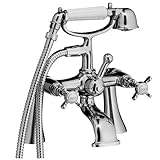 Barclay Tub Rim Mounted Faucet with Hand Shower [並行輸入品]