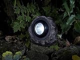 Solar Powered Jumbo Rock Light Led Garden Patio Pathway Decoration 15 Lumens