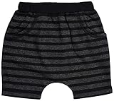 Kapital K Baby Boys ' Stripe Short With Elastic Waistband カラー: グレイ