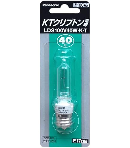 Amazon.co.jp: パナソニック KTクリプトン電球 75形 E17口金【1個入 